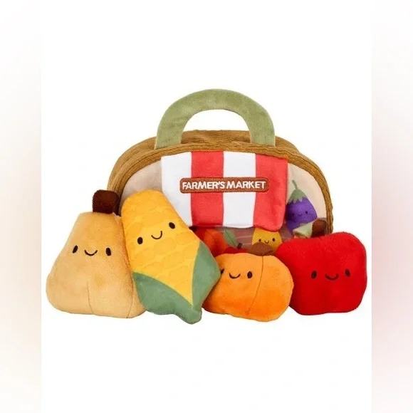 NWT Carter’s Fall Harvest Farmer’s Market Plush Activity Toy - Picture 1 of 10